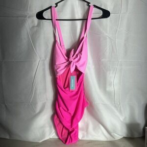 aqua eve swimsuit One Piece Hot Pink Size Small